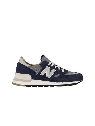 990v1 Made in USA Low Top Sneakers Dark Navy - NEW BALANCE - BALAAN 1