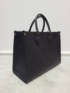 Used luxury goods Louis It MM Black Monogram Empreinte On the Go Tote Shoulder Bag - LOUIS VUITTON - BALAAN 3