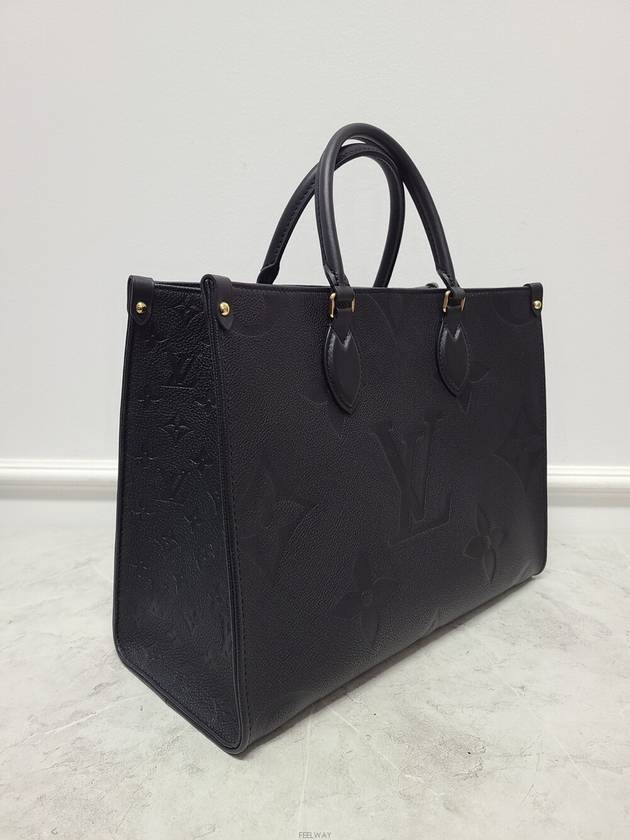 Used luxury goods Louis It MM Black Monogram Empreinte On the Go Tote Shoulder Bag - LOUIS VUITTON - BALAAN 3