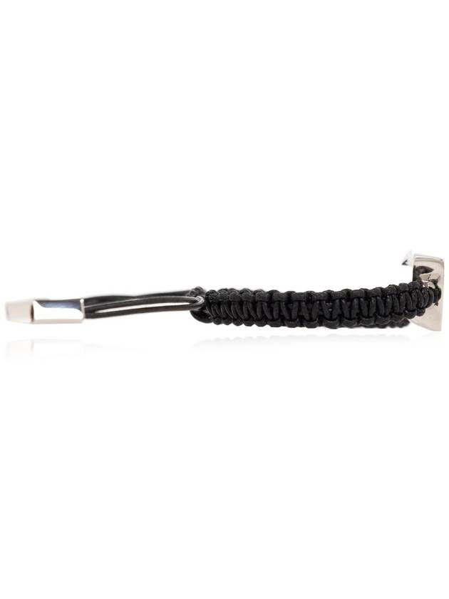 Giv Cut Woven Cotton Metal Bracelet Black - GIVENCHY - BALAAN 4