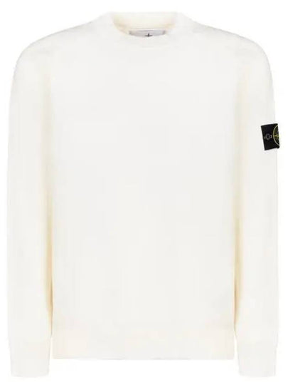 Compass Motif Knit Top White - STONE ISLAND - BALAAN 2