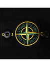 Compass Patch Cotton Sweatshirt Black - STONE ISLAND - BALAAN 5