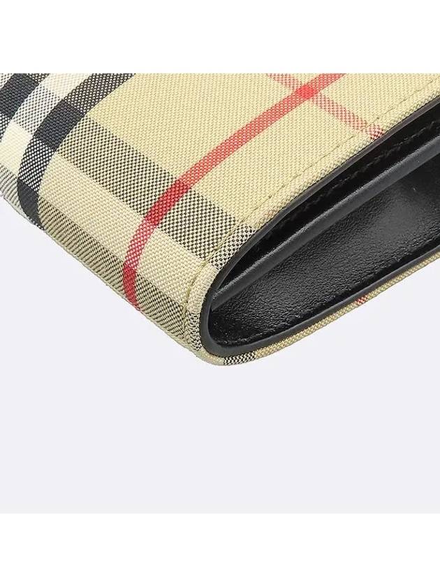 8022560 Detachable Strap Vintage Check Leather Wallet and Crossbag - BURBERRY - BALAAN 4