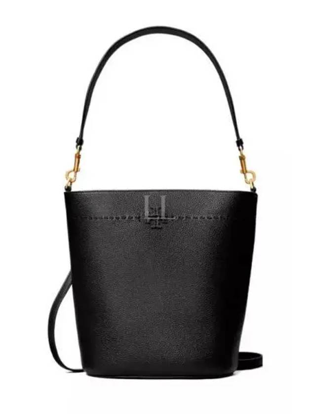 McGraw Logo Bucket Bag Black - TORY BURCH - BALAAN 2