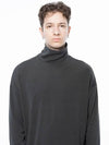 Men s M243TP04CH Spandex Finger Warmer Turtleneck Polar T Shirt Charcoal - CHANCE'S NOI - BALAAN 2