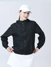 24 SS Hooded Anorak Regular Fit Black Wind Jumper DO2242WB04 - DOYOUKNOWMC GOLF WEAR - BALAAN 1