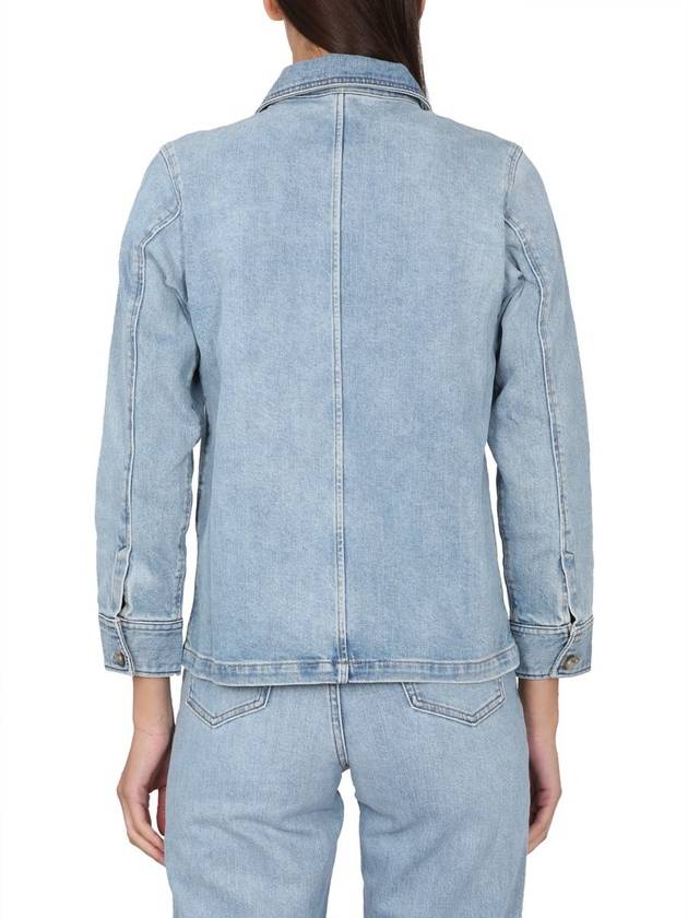 Women's Zenith Denim Jacket Light Blue - A.P.C. - BALAAN 4