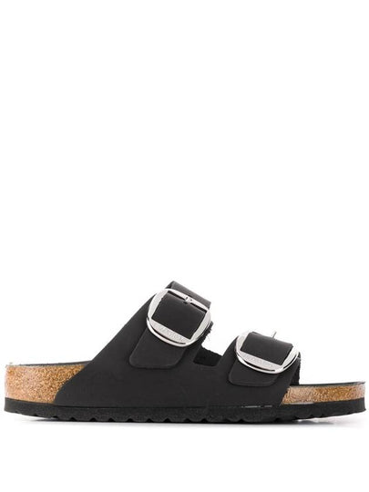 Arizona Big Buckle Slippers Black - BIRKENSTOCK - BALAAN 2