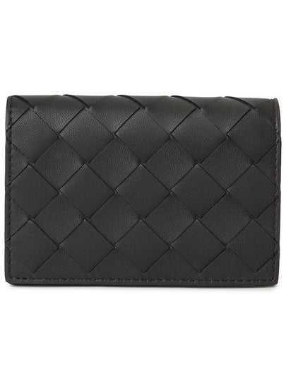 Intrecciato Card Wallet Black - BOTTEGA VENETA - BALAAN 2