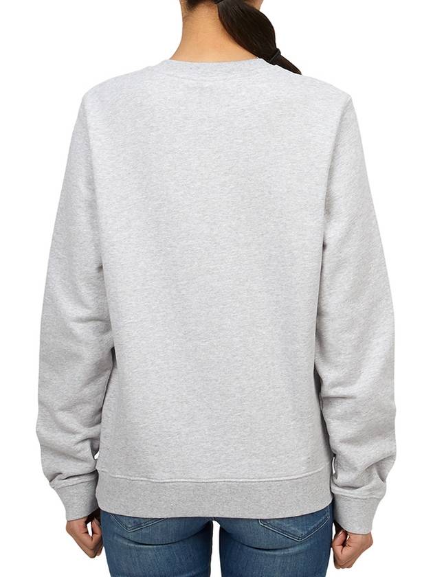 Fox Head Patch Regular Sweatshirt Grey - MAISON KITSUNE - BALAAN 4