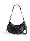 Le Cagole Small Leather Shoulder Bag Black - BALENCIAGA - BALAAN 2