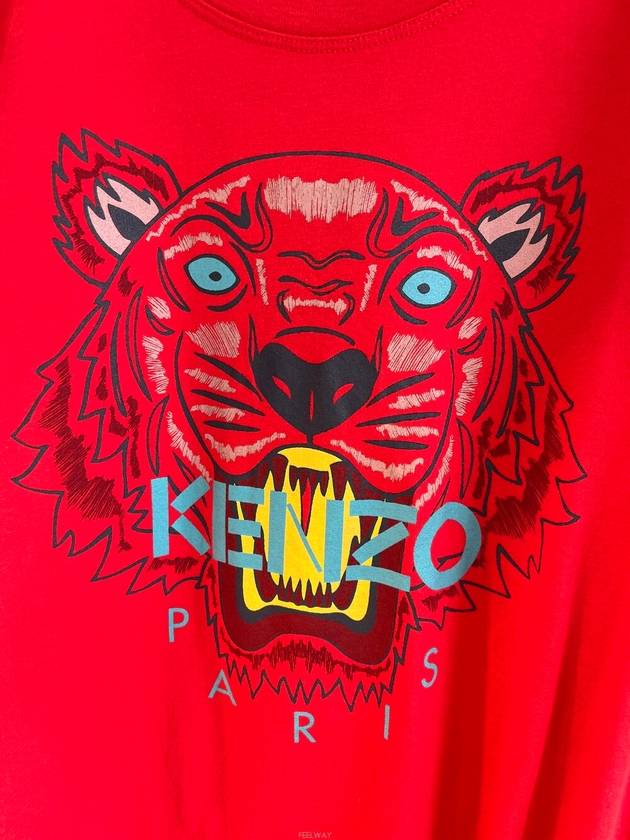 Women's Tiger Short Sleeve TShirt 922 2TS705 21 K09 - KENZO - BALAAN 2