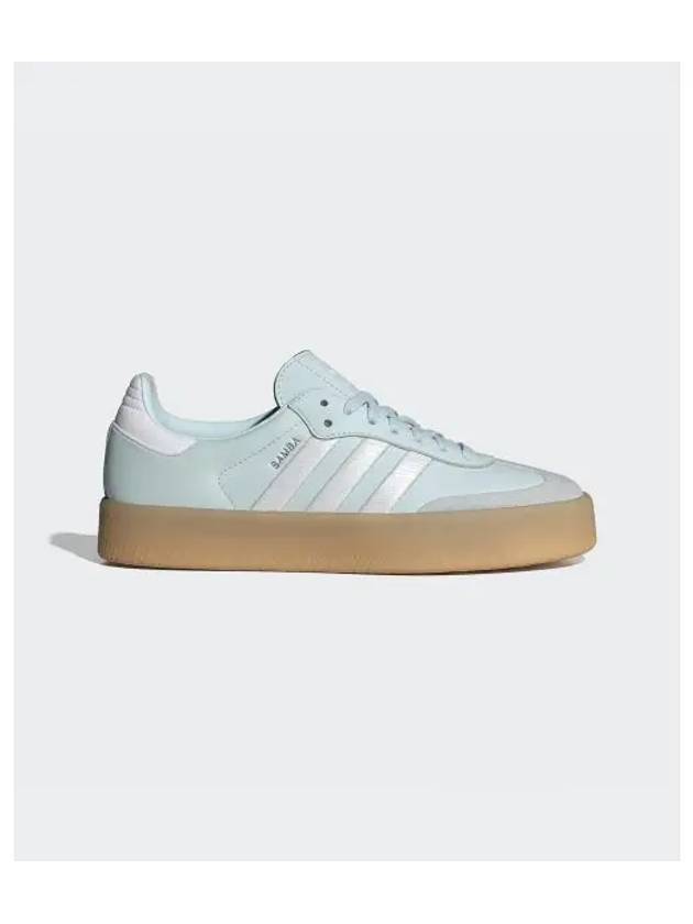 Sambae Leather Low Top Sneakers Blue - ADIDAS - BALAAN 2