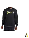 Swoosh Air Crew Neck Sweatshirt Black - NIKE - BALAAN 2