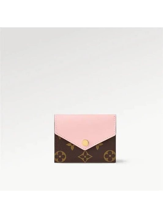 Zoe Monogram Flap Half Wallet Rose Ballerine - LOUIS VUITTON - BALAAN 2