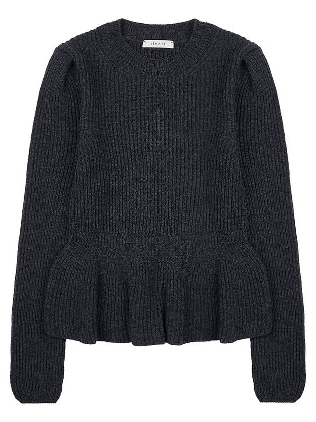 Wool Ribbed Knit Top Penguin - LEMAIRE - BALAAN 11