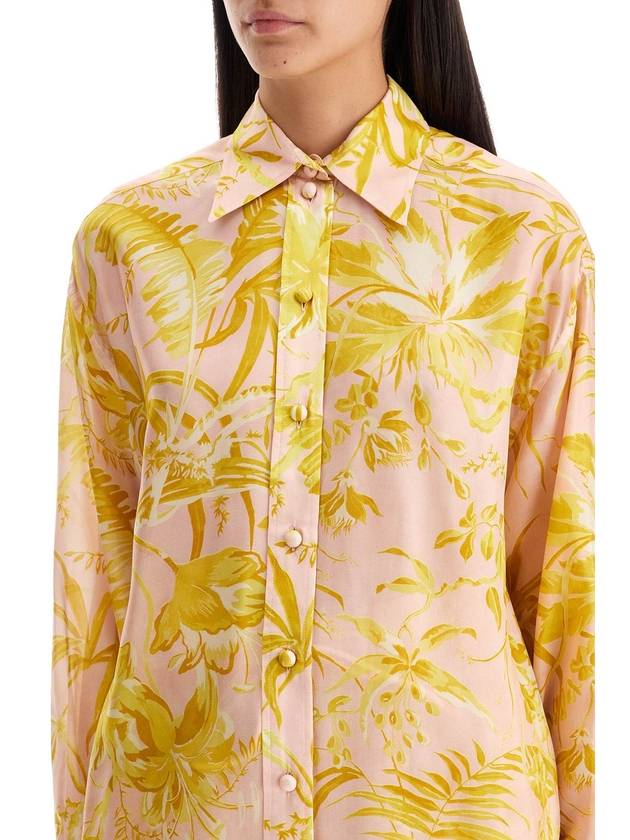 silk floral print shirt - ZIMMERMANN - BALAAN 4