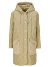 Diamond Quilted Hoodie Padding Archive Beige - BURBERRY - BALAAN 2