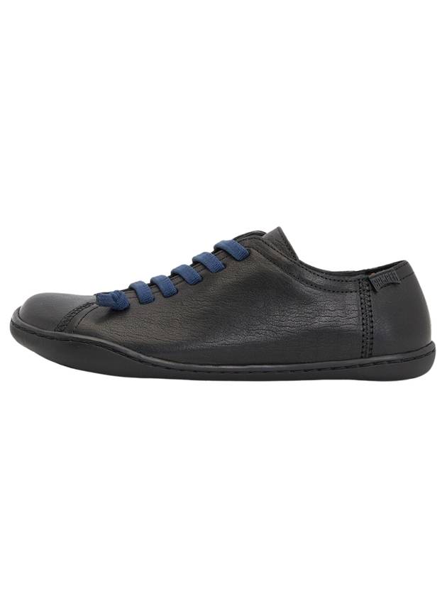 Peu Leather Low Top Sneakers Black - CAMPER - BALAAN 1