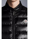 Gui Logo Patch Padded Vest Black - MONCLER - BALAAN 6