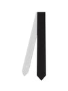 Twin Double B Tie Black White - DIOR - BALAAN 2