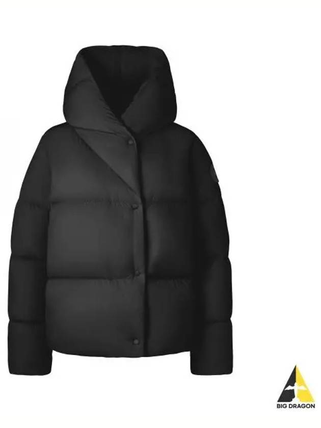 Rhoda Hooded Padding Jacket Black - CANADA GOOSE - BALAAN 2