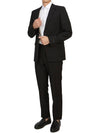 Men's Wool Suit Set Black - PRADA - BALAAN 11