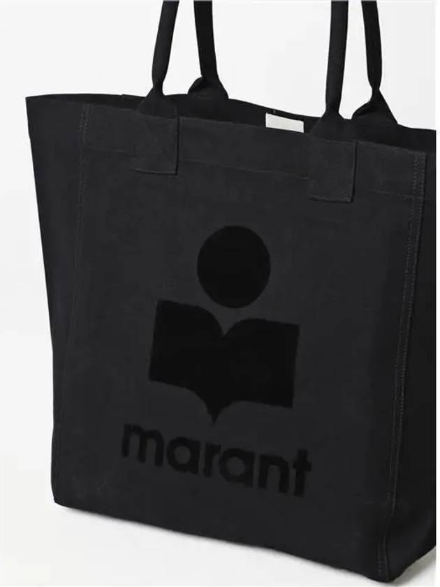 Yenky Logo Tote Bag Black - ISABEL MARANT - BALAAN 5