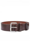 30 Points Saddle Leather Belt Brown - POLO RALPH LAUREN - BALAAN 2