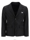 Re-Nylon Single Jacket Black - PRADA - BALAAN 5