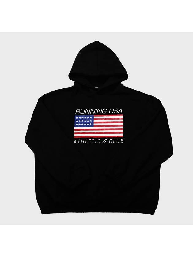 unisex running usa athletic club hoodie black BAL10020 - RESPECT - BALAAN 2