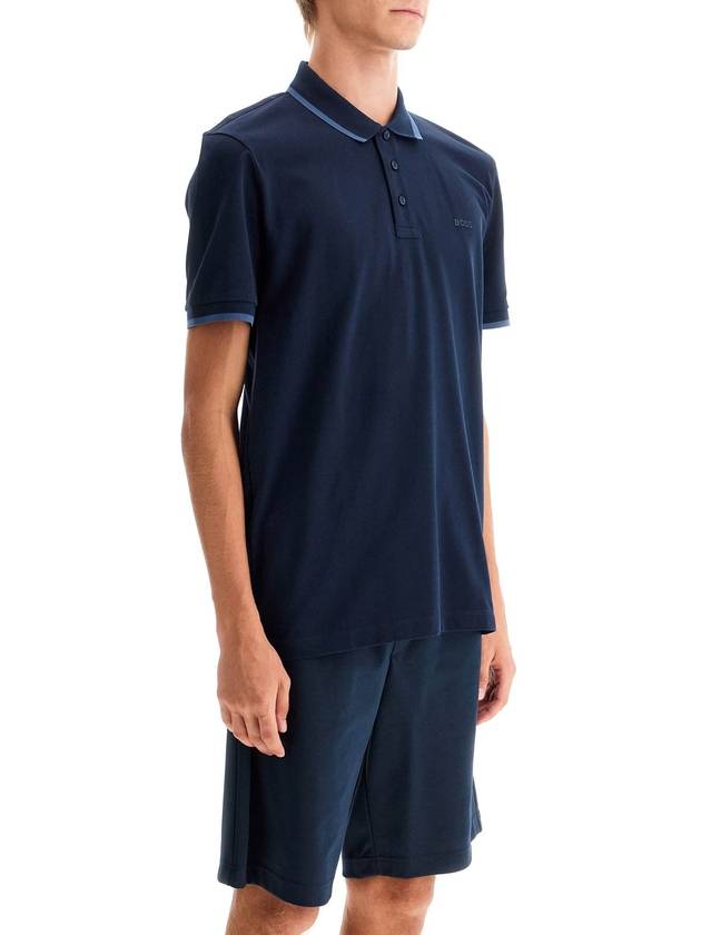 polo shirt with contrasting edges - HUGO BOSS - BALAAN 2