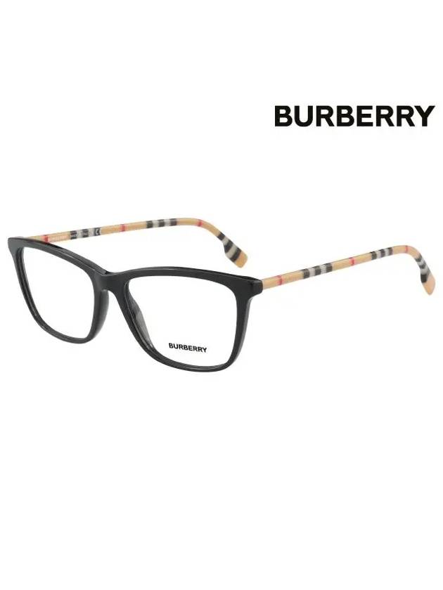 Eyewear Emerson Square Glasses Black - BURBERRY - BALAAN 3