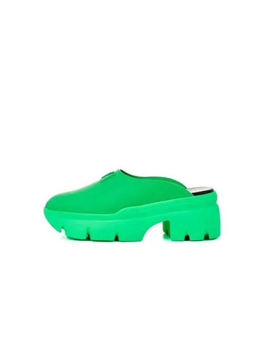 WOMEN APOCALYPSE Leather Mule Neon Green 271009 - GIUSEPPE ZANOTTI - BALAAN 1