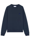 Bold Fox Head Patch Oversized Sweatshirt Navy - MAISON KITSUNE - BALAAN 2