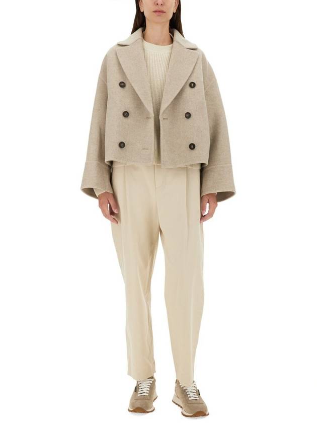 Brunello Cucinelli Double Woven Wool And Cashmere Caban - BRUNELLO CUCINELLI - BALAAN 2