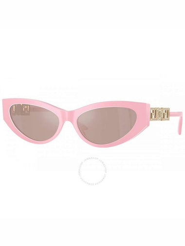 Versace Light Pink Mirror Silver Cat Eye Ladies Sunglasses VE4470B 5473/5 56 - VERSACE - BALAAN 1