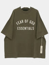 Short Sleeve T Shirt 125BT244195F MILITARY - FEAR OF GOD - BALAAN 4