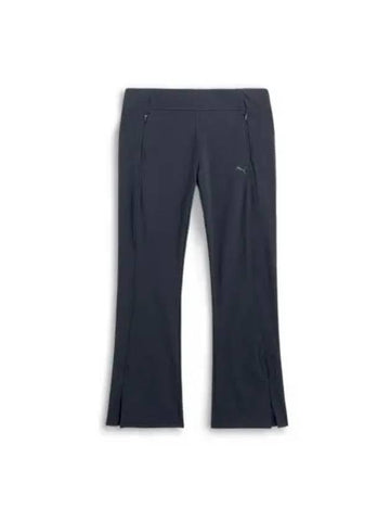 Bias Cut Knit Track Pants Navy - PUMA - BALAAN 1