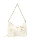 Re-Edition 2005 Saffiano Leather Shoulder Bag White - PRADA - BALAAN 2