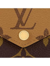 Vendome Monogram Reverse Canvas Card Wallet Brown - LOUIS VUITTON - BALAAN 6