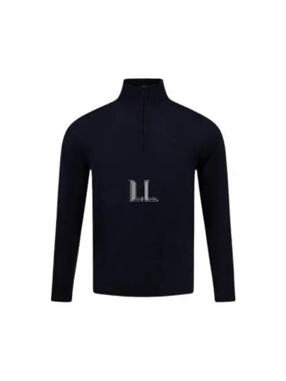 Men's Kiyan Quarter Zipper Knit Top Navy - J.LINDEBERG - BALAAN 2