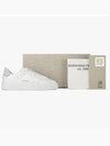 Purestar White Silver Glitter Heel Tab Sneakers - GOLDEN GOOSE - BALAAN 5