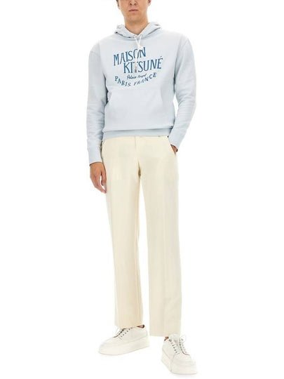 SWEATSHIRT WITH LOGO PRINT - MAISON KITSUNE - BALAAN 2