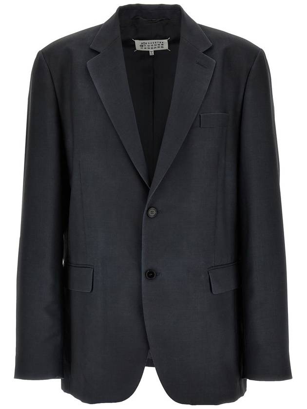 Maison Margiela Single-Breasted Mohair Blazer - MAISON MARGIELA - BALAAN 1