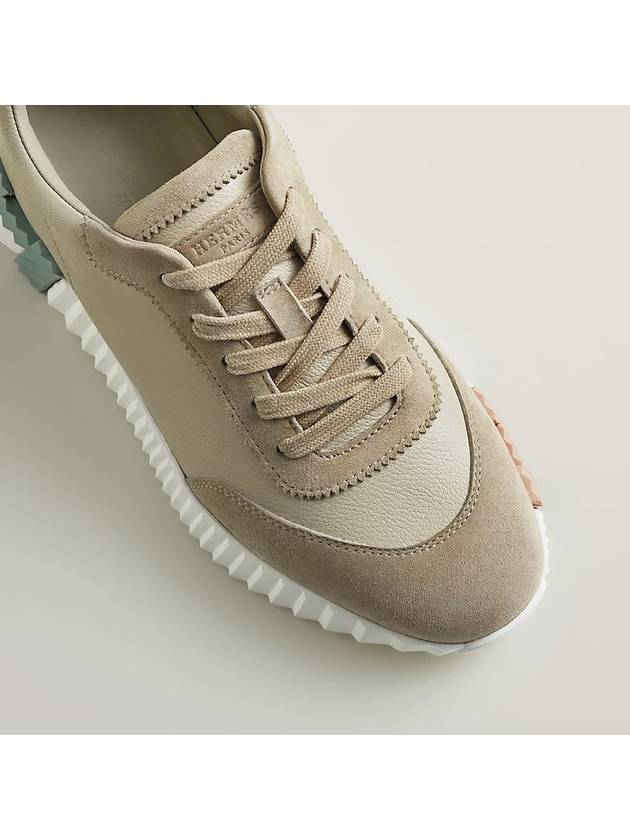 Bouncing Low Top Sneakers Beige - HERMES - BALAAN 3