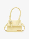 Le Chiquito Moyen Boucle Calfskin Leather Tote Bag Light Yellow - JACQUEMUS - BALAAN 2