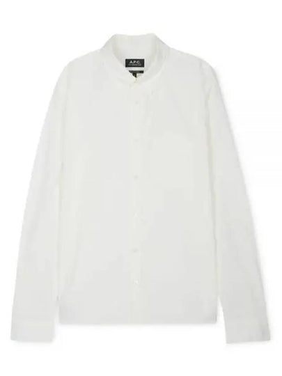 Edouard Long Sleeve Shirt White - A.P.C. - BALAAN 2