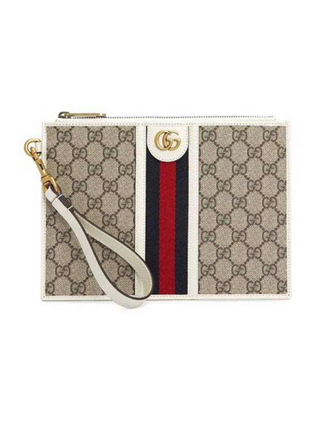 Ophidia Portfolio Clutch Bag White - GUCCI - BALAAN 1