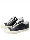 V-Star Leather Low-Top Sneakers Black - GOLDEN GOOSE - BALAAN 2